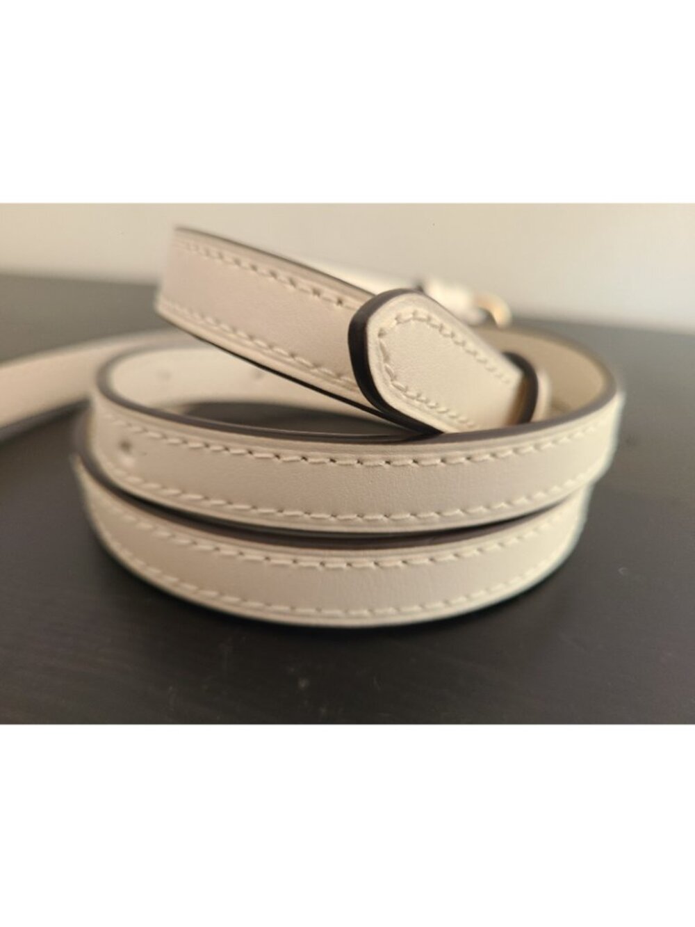 NWOT Coach Off White Leather Replacement Strap - Picture 7 of 7